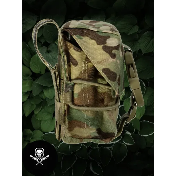 Подсумок для двух магазинов СВД, мультикам, фастекс, система MOLLE, "Штурм"