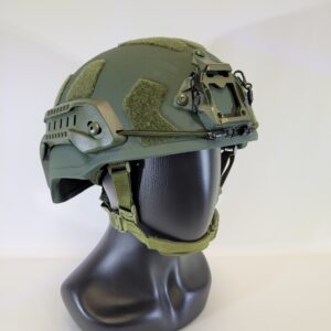 Шлем полуухий Арамид олива Бр.2